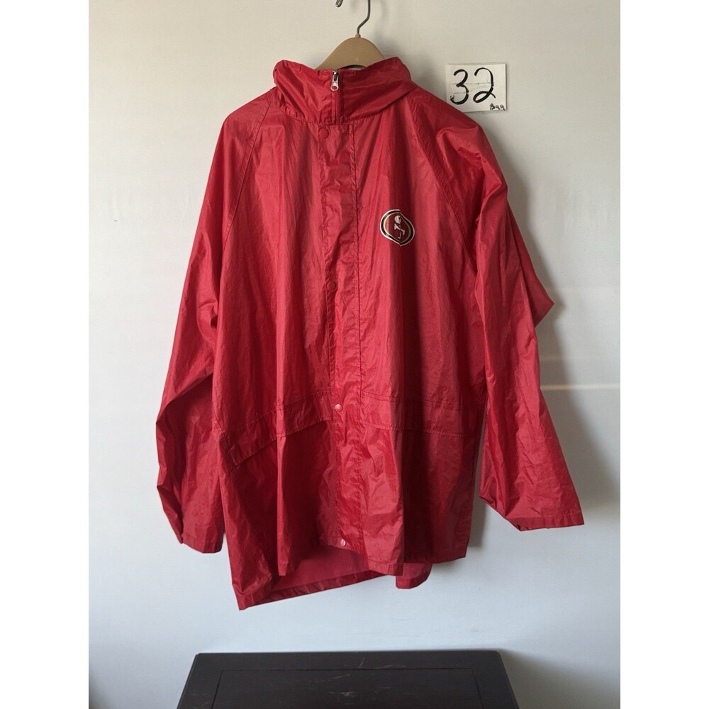 San Francisco 49ers G-III NFL Red Hooded Rain/Wind Jacket – Men’s XXL